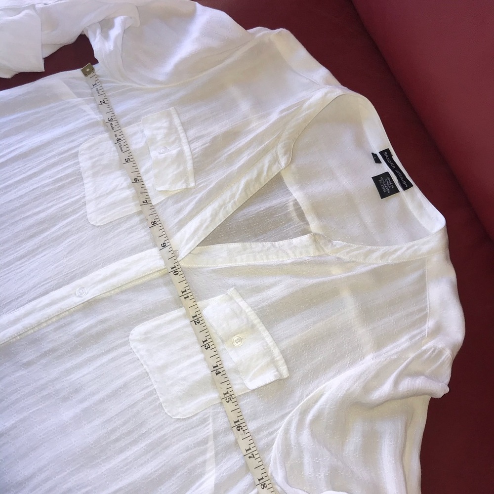 Sandra Ingrish Button-Down Top - Picture 4 of 5